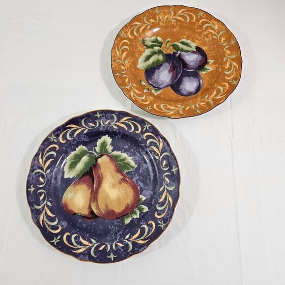 Noble Excellence Napa Valley HONEY and PLUM 8 5/8" Salad Luncheon Plates - Picture 12 of 16
